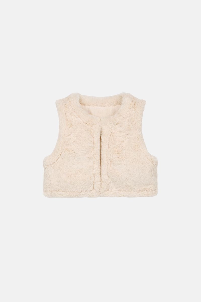 Louise Misha Librana Reversible Vest – Cream Louise Misha