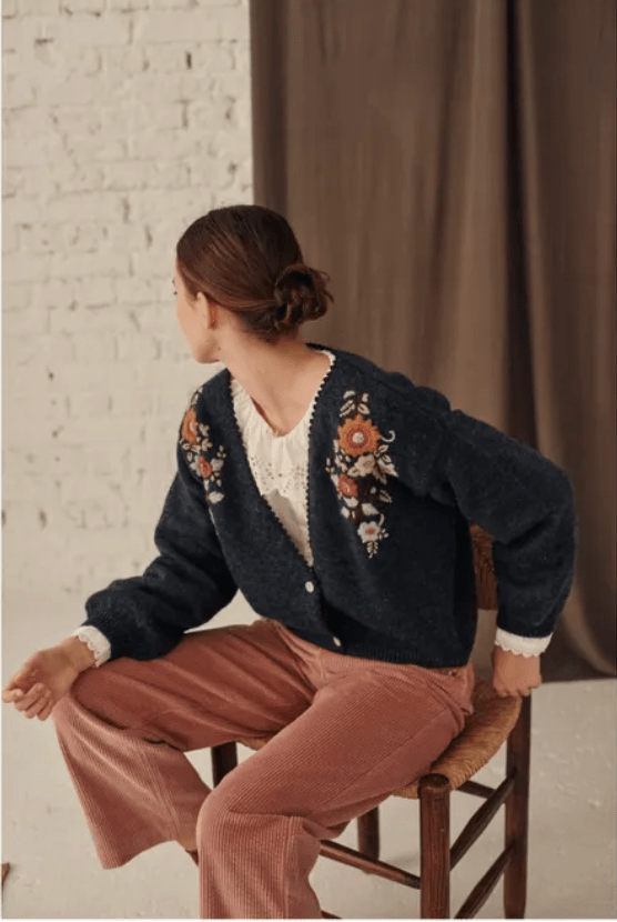 Louise Misha Lunami Alpaca Blend Cardigan – Marine Louise Misha