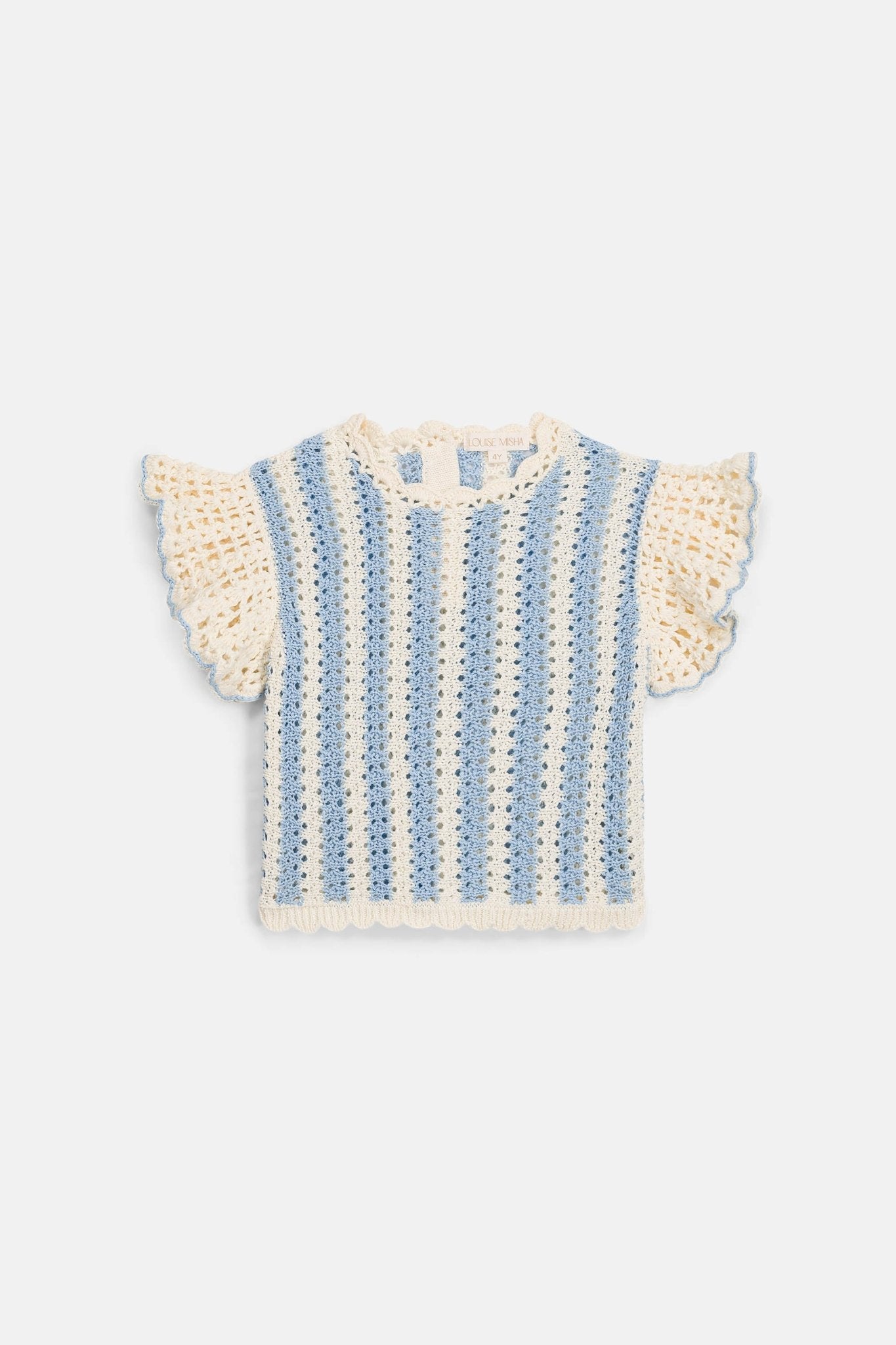 Louise Misha Lyse Top in Blue Stripes Louise Misha