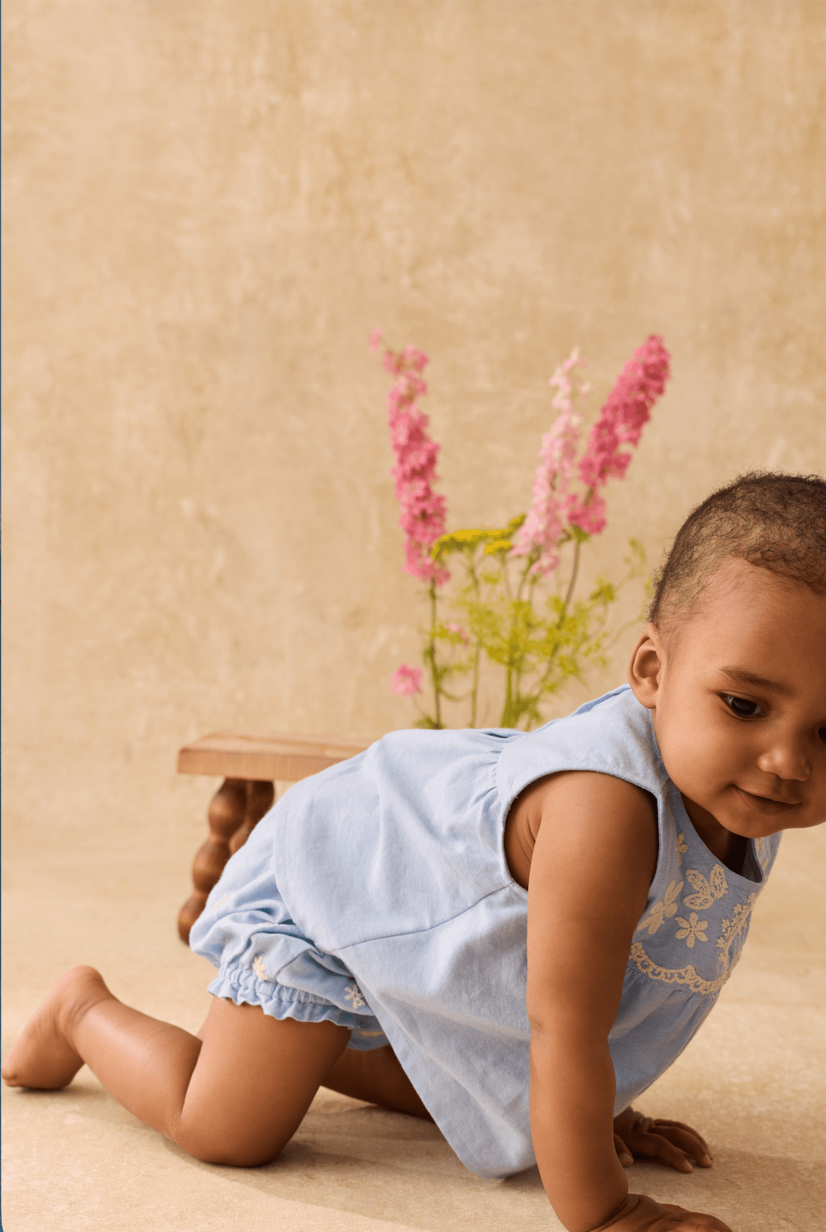 Louise Misha Maud Bloomers in Oxford Blue Louise Misha