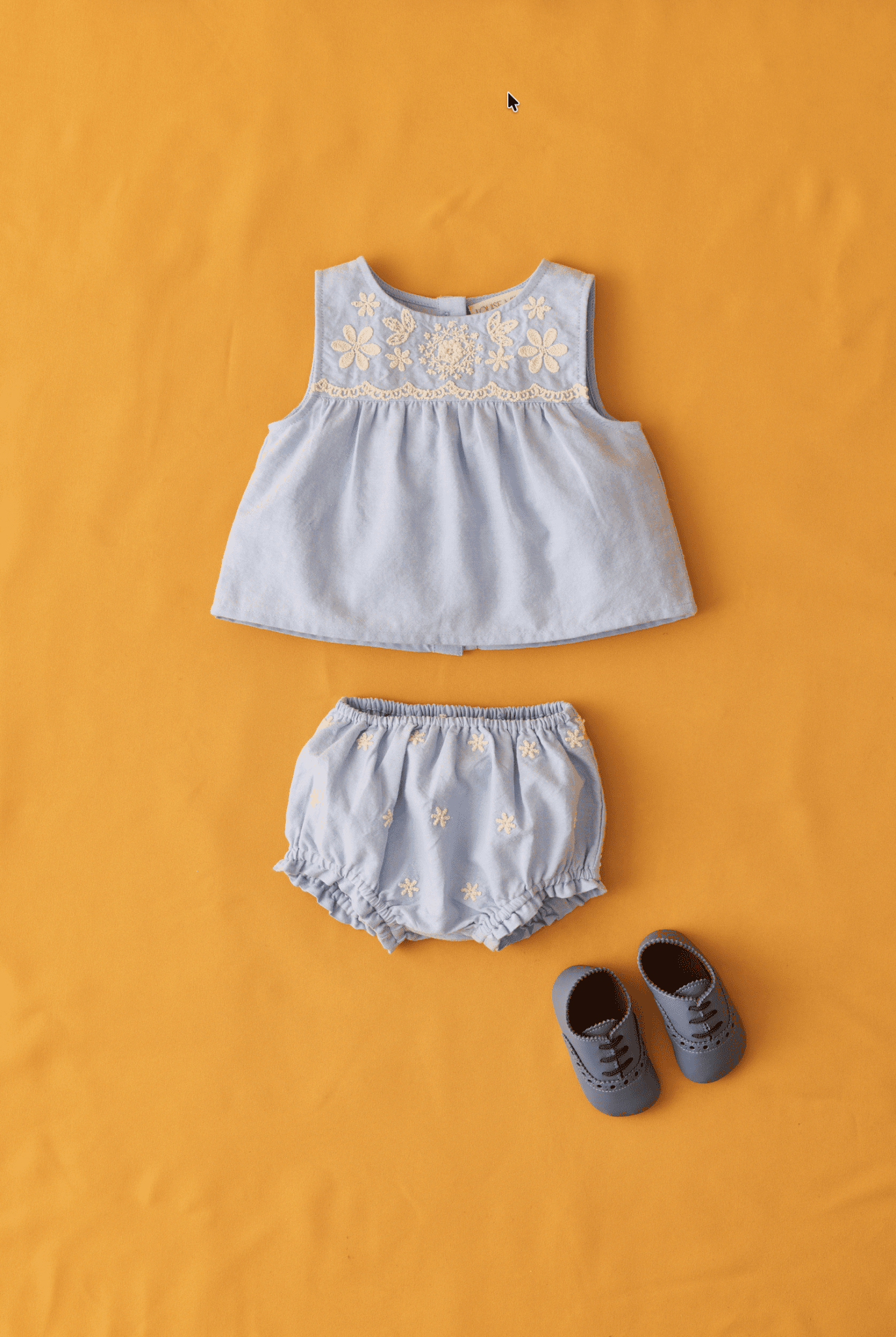 Louise Misha Maud Bloomers in Oxford Blue Louise Misha