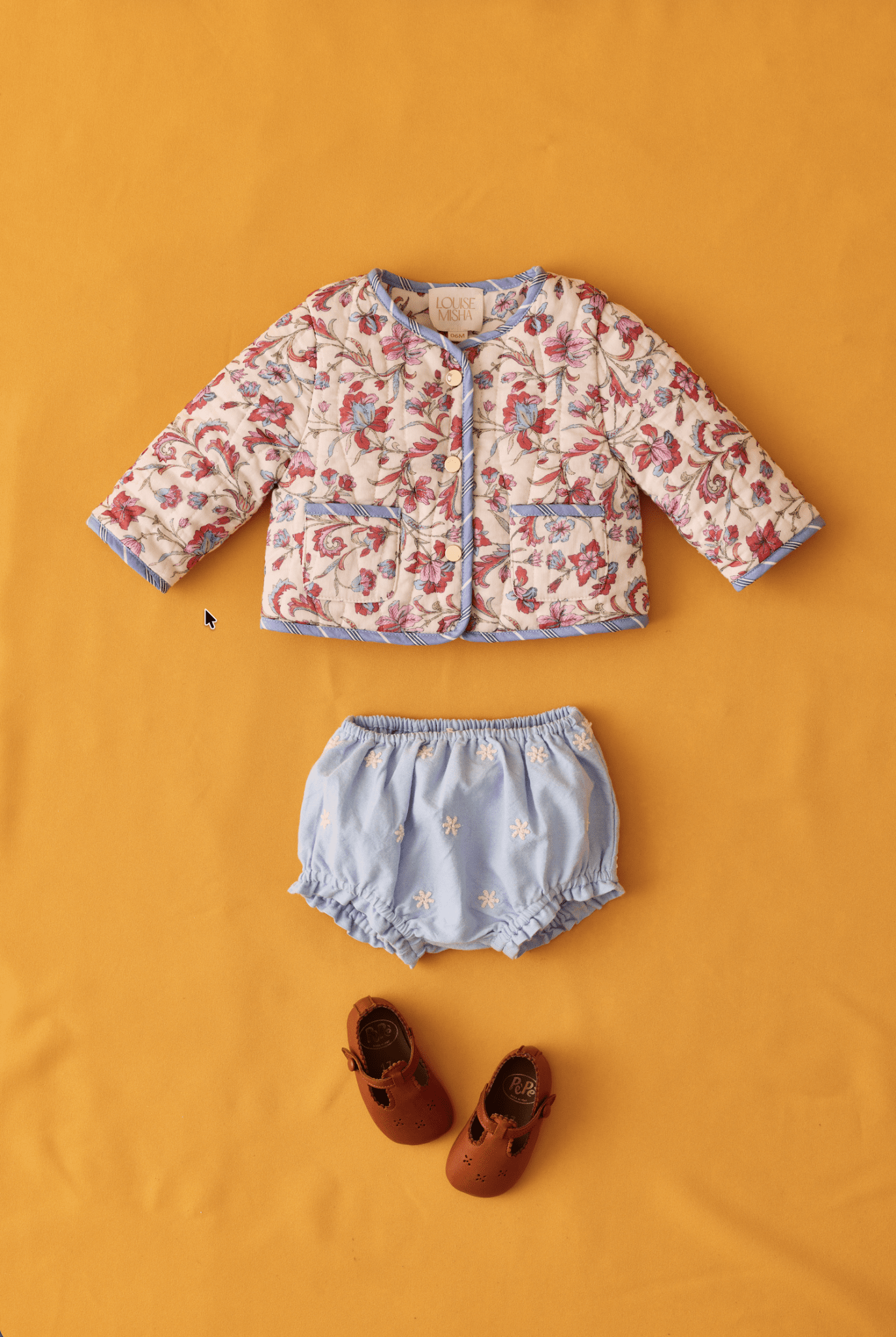 Louise Misha Maud Bloomers in Oxford Blue Louise Misha