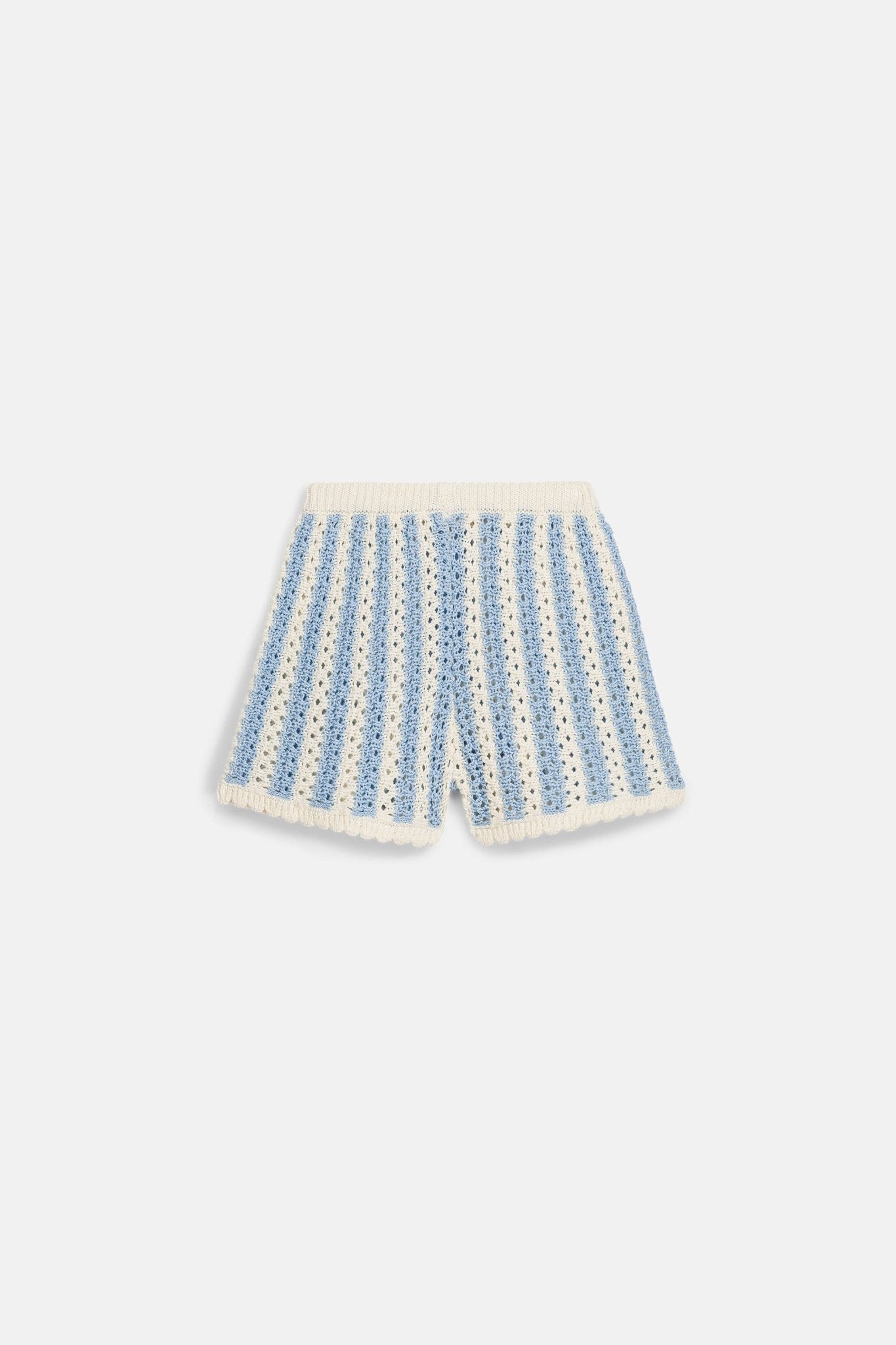 Louise Misha Mekylane Shorts in Blue Stripes Louise Misha