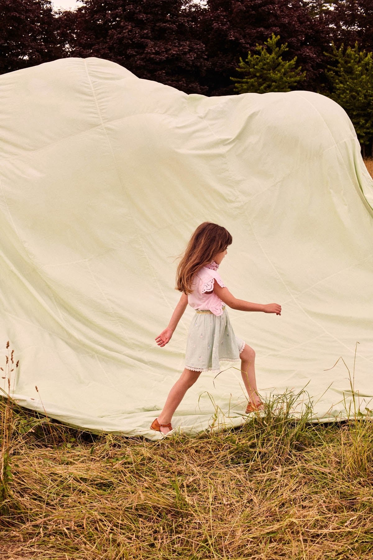 Louise Misha Skirt Cephee Almond Floral Louise Misha
