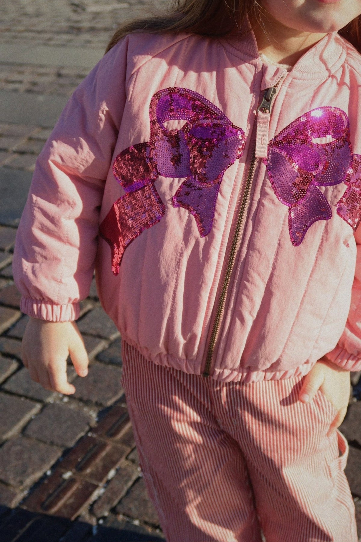 LUC PANTS - milk rouge stripe Konges Sløjd New Collection