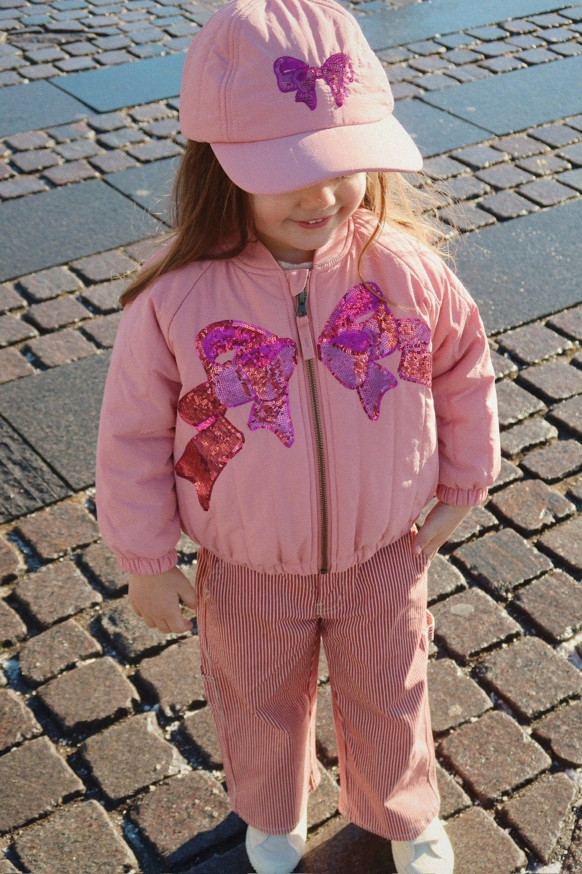 LUC PANTS - milk rouge stripe Konges Sløjd New Collection