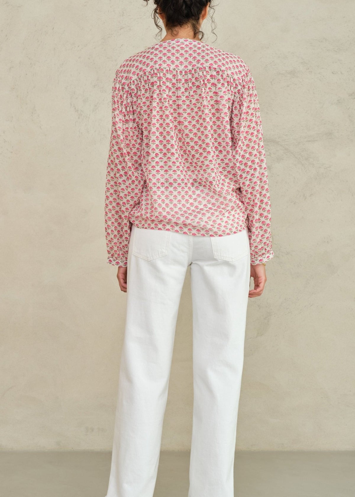 M.A.B.E Letty Long Sleeve Top - Pink M.A.B.E Apparel