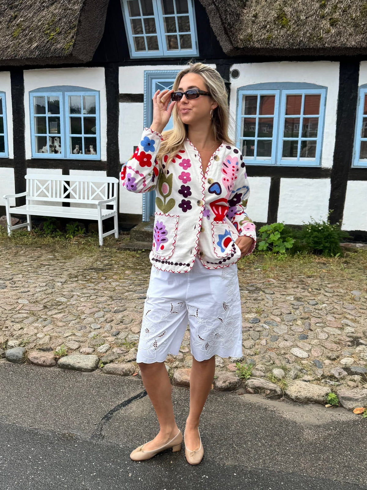 Sissel Edelbo Maggie Jacket - White Multi