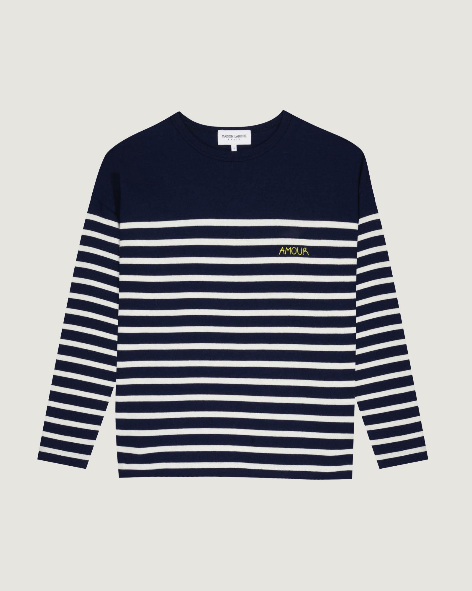 Maison Labiche "Amour" montpar sailor shirt MIDNIGHT BLUE IVORY Maison Labiche
