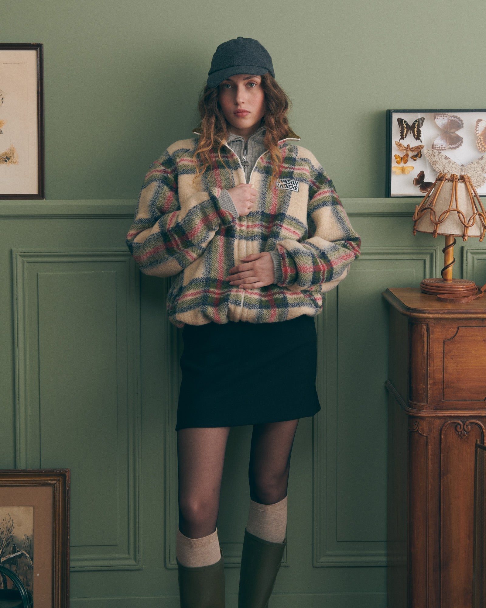Maison Labiche "Maison Labiche" cherubini wool jacket - BEIGE CHECK Maison Labiche