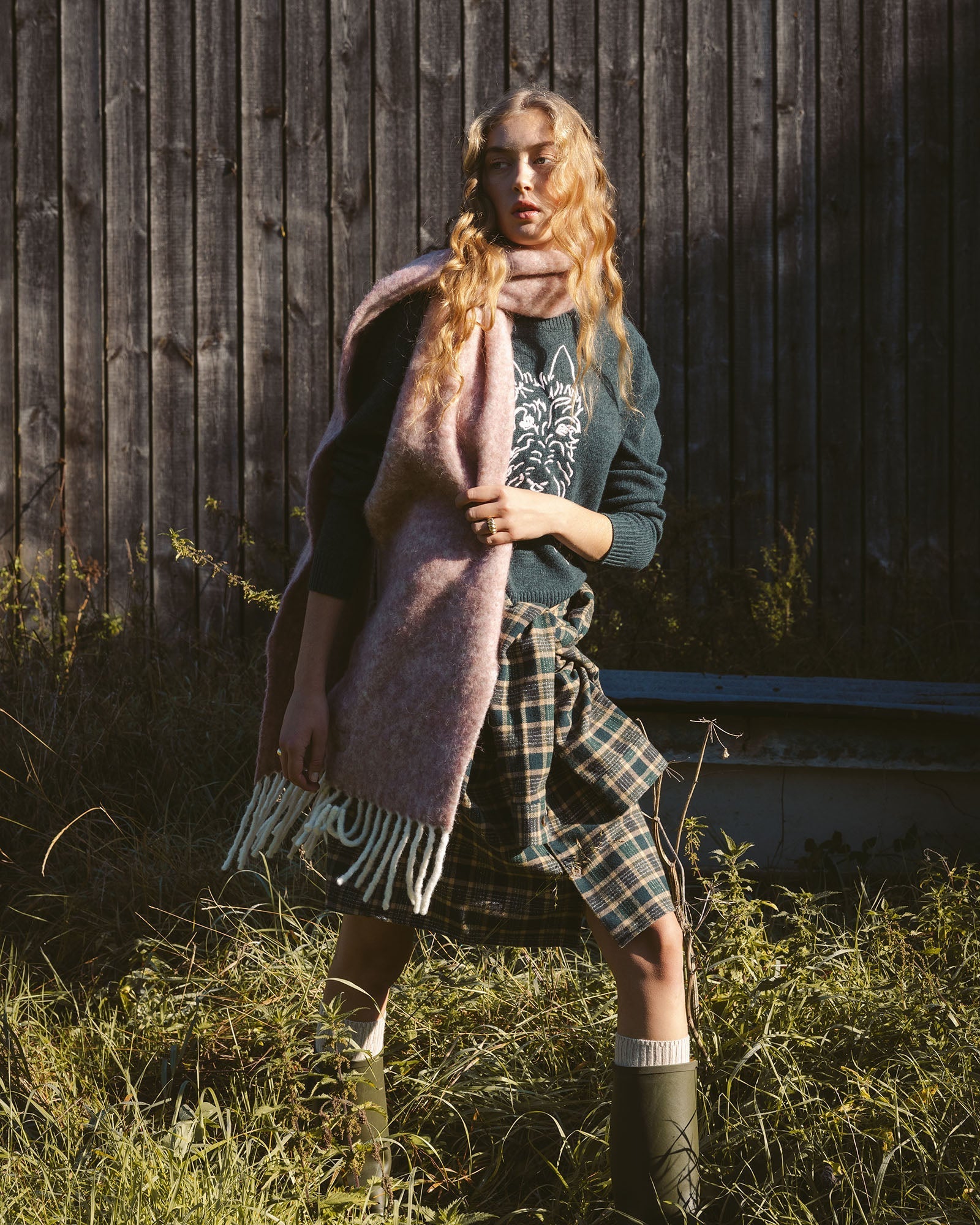 Maison Labiche "Scottish Terrier" formigé wool sweater PONDEROSA PINE Maison Labiche