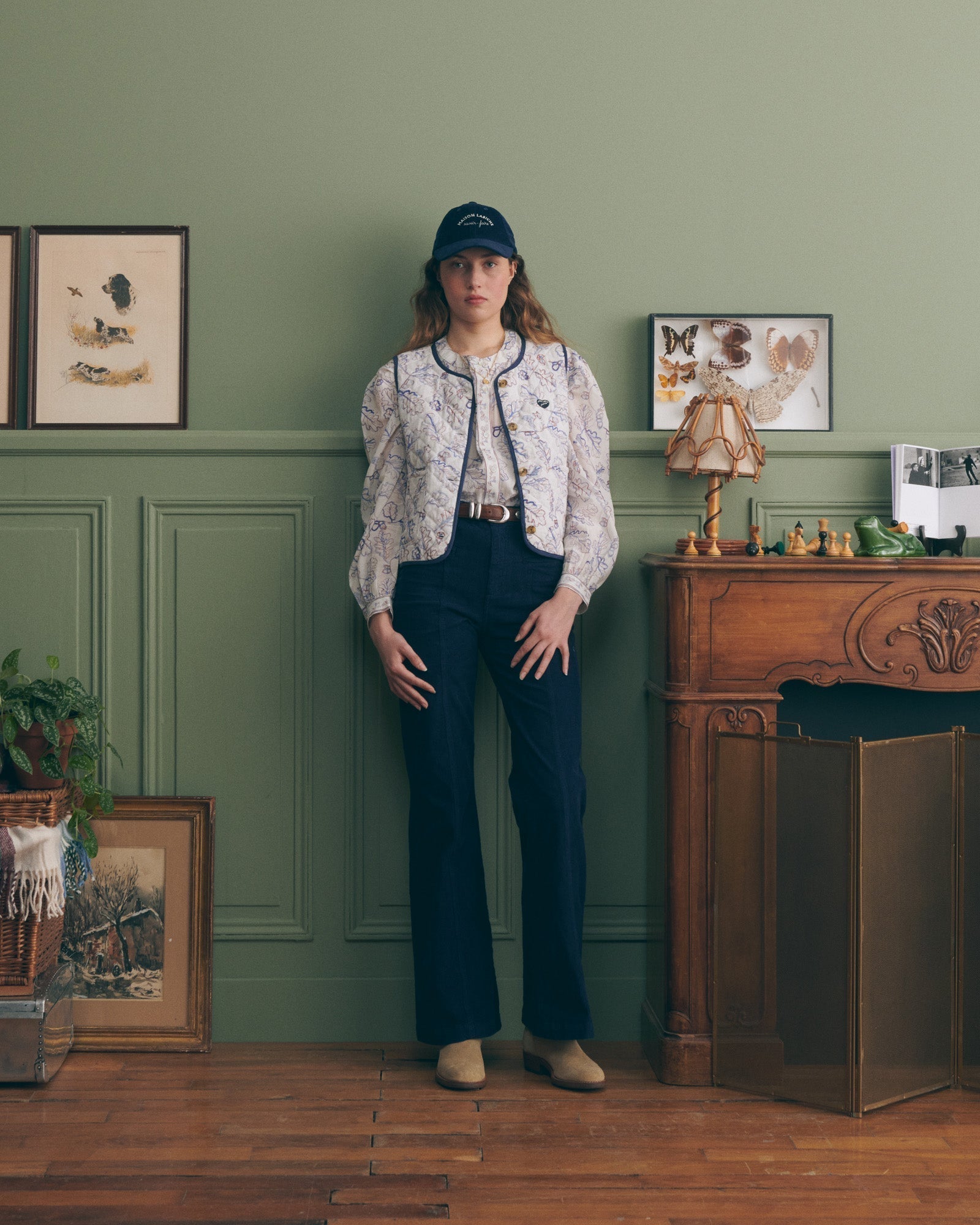 Maison Labiche "Squirel" valhubert velvet jacket - SQUIRREL PRINT Maison Labiche