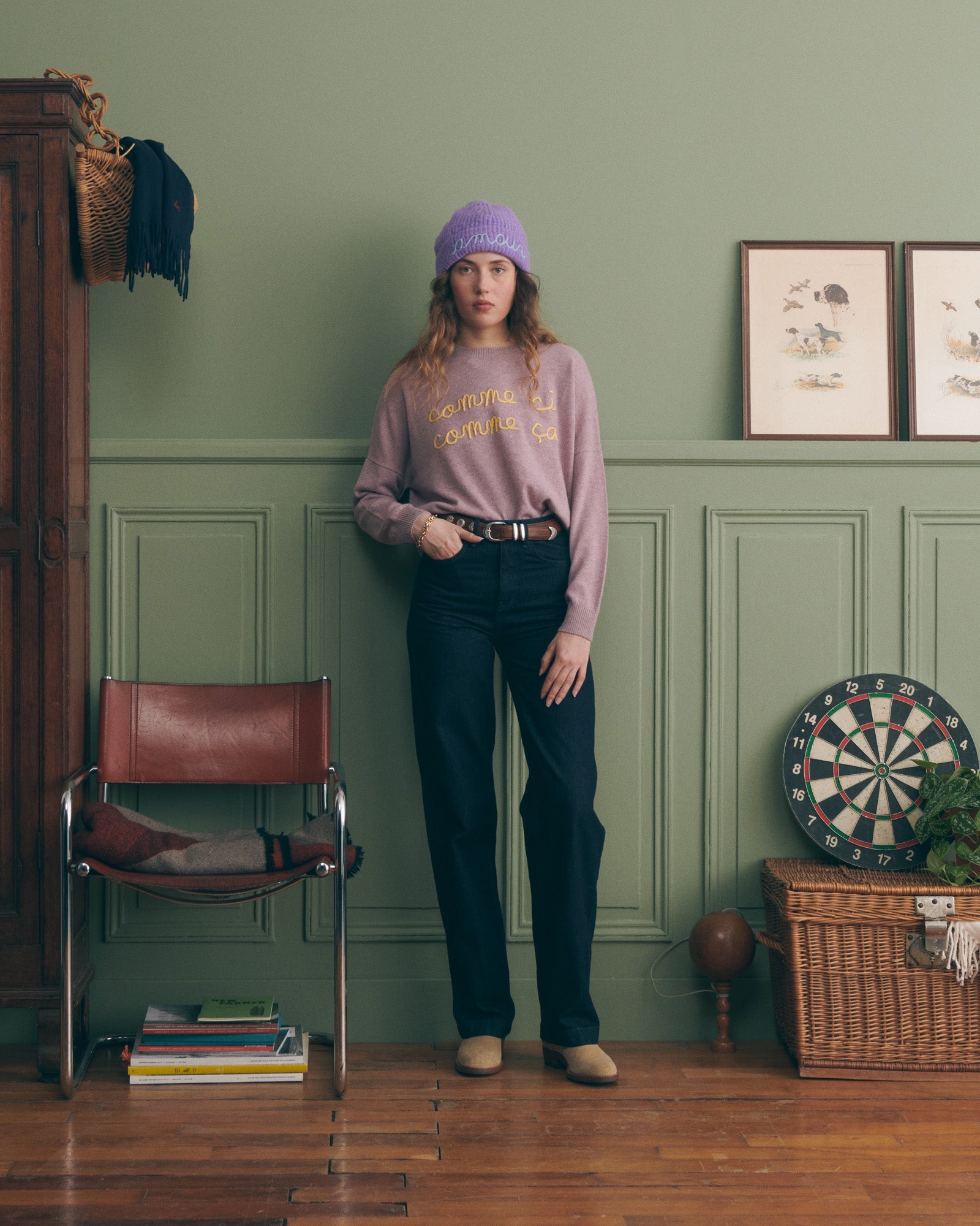 Maison Labiche "To The Moon And Back" buzelin cashmere sweater Maison Labiche