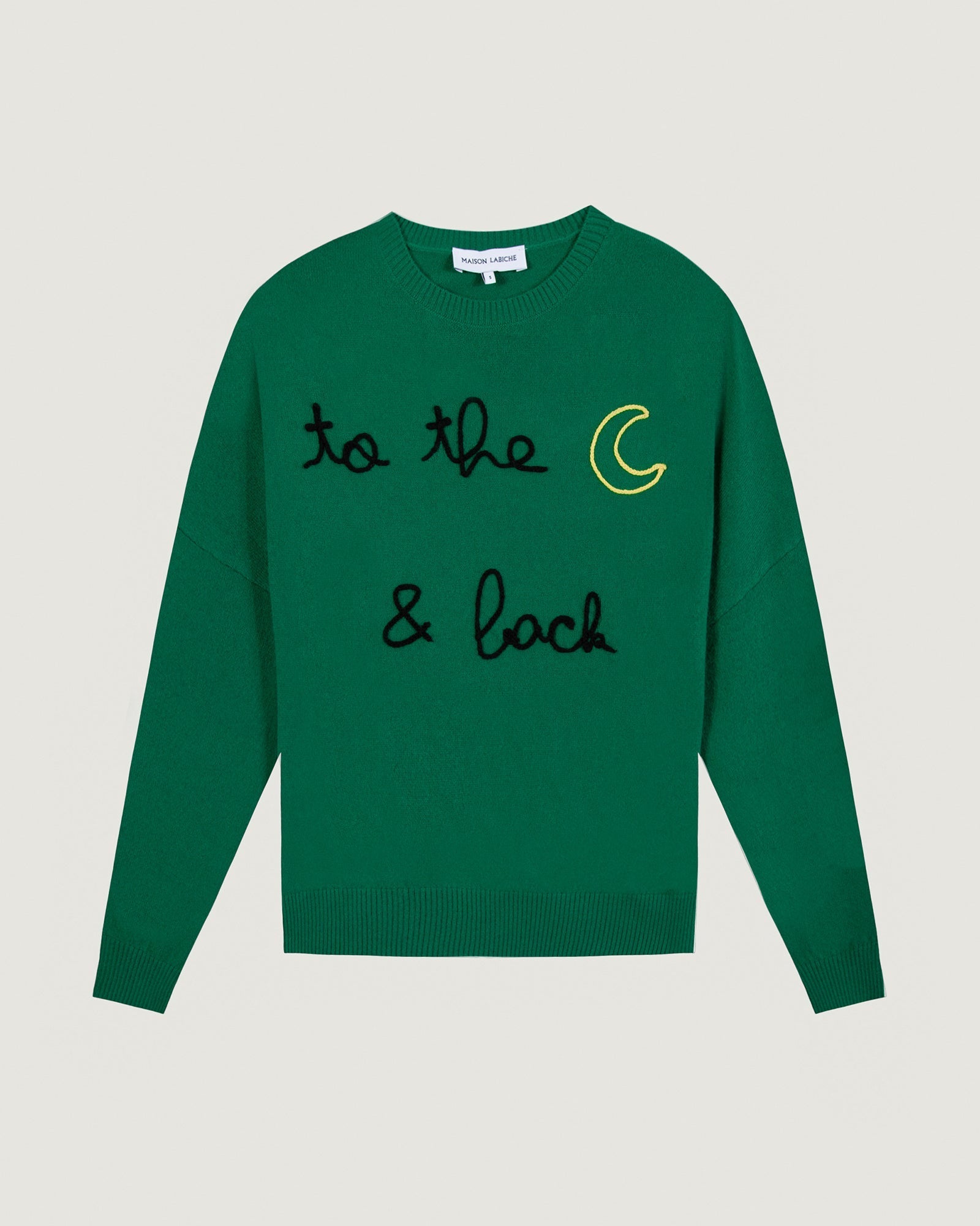 Maison Labiche "To The Moon And Back" buzelin cashmere sweater Maison Labiche