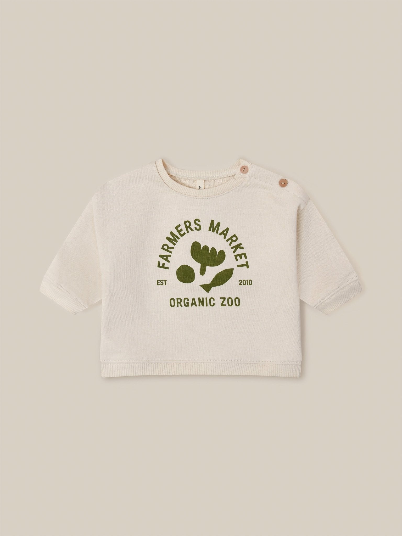 Organic Zoo Organic Zoo Market Logo Sweatshirt Organic Zoo
