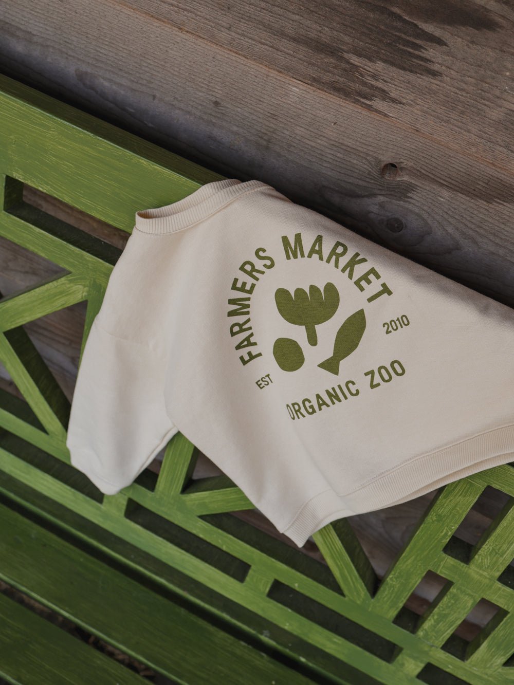 Organic Zoo Organic Zoo Market Logo Sweatshirt Organic Zoo