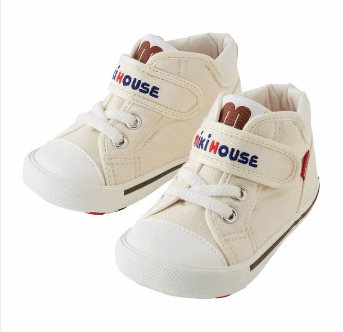 MIKI HOUSE Antibacterial Sneakers – White (Second Shoes) MIKI HOUSE
