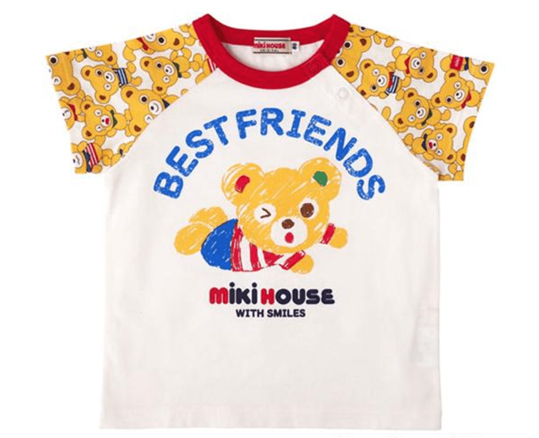 Miki House “Best Friends” Puchi Bear T-Shirt MIKI HOUSE