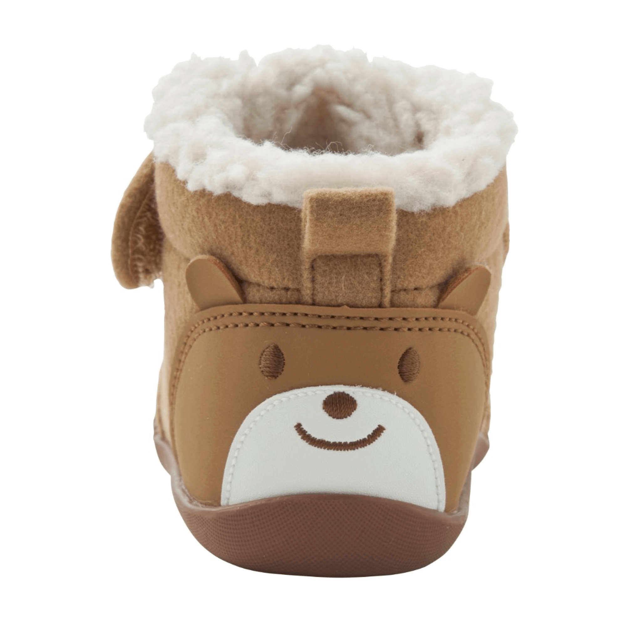 Miki House Hot Biscuits Beans Boa First Walker Shoes – Brown MIKI HOUSE