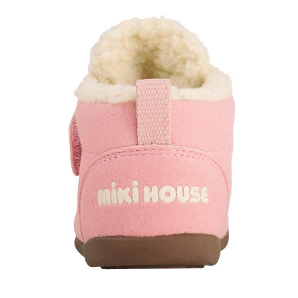 MIKIHOUSE Fleece - Lined Usako Baby Boots – Pink MIKI HOUSE