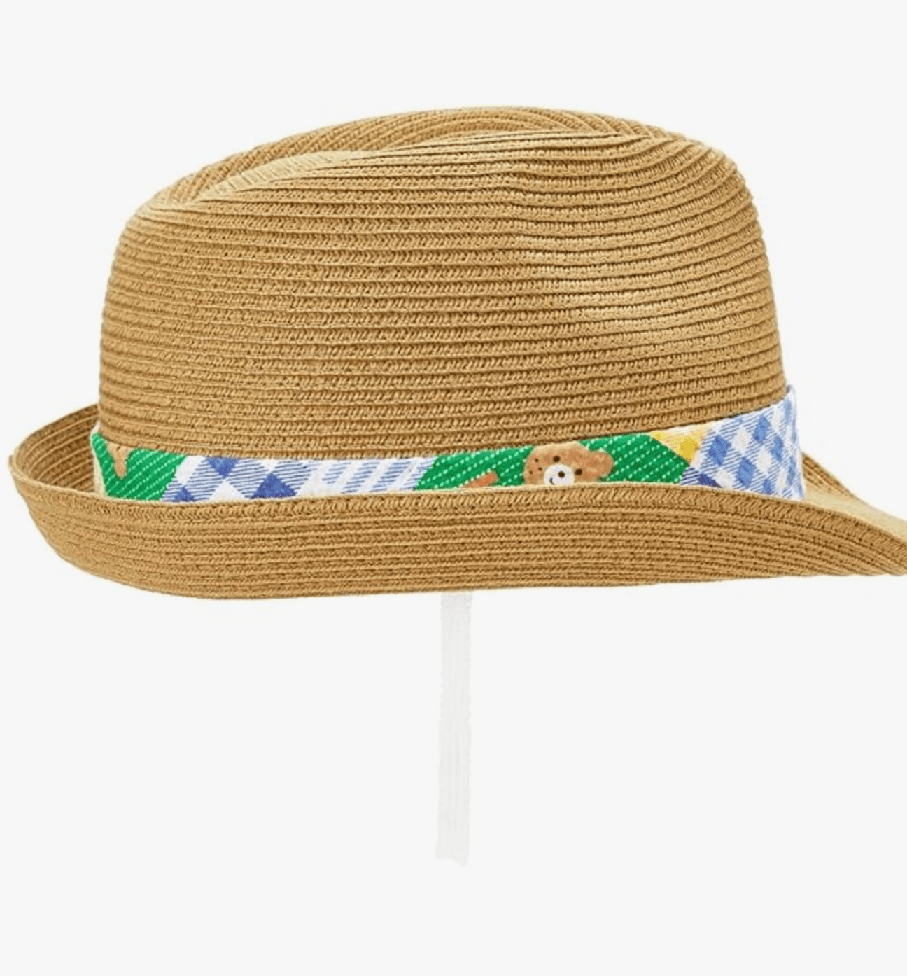 MIKIHOUSE HOT BISCUITS Straw Style Fedora Hat MIKI HOUSE