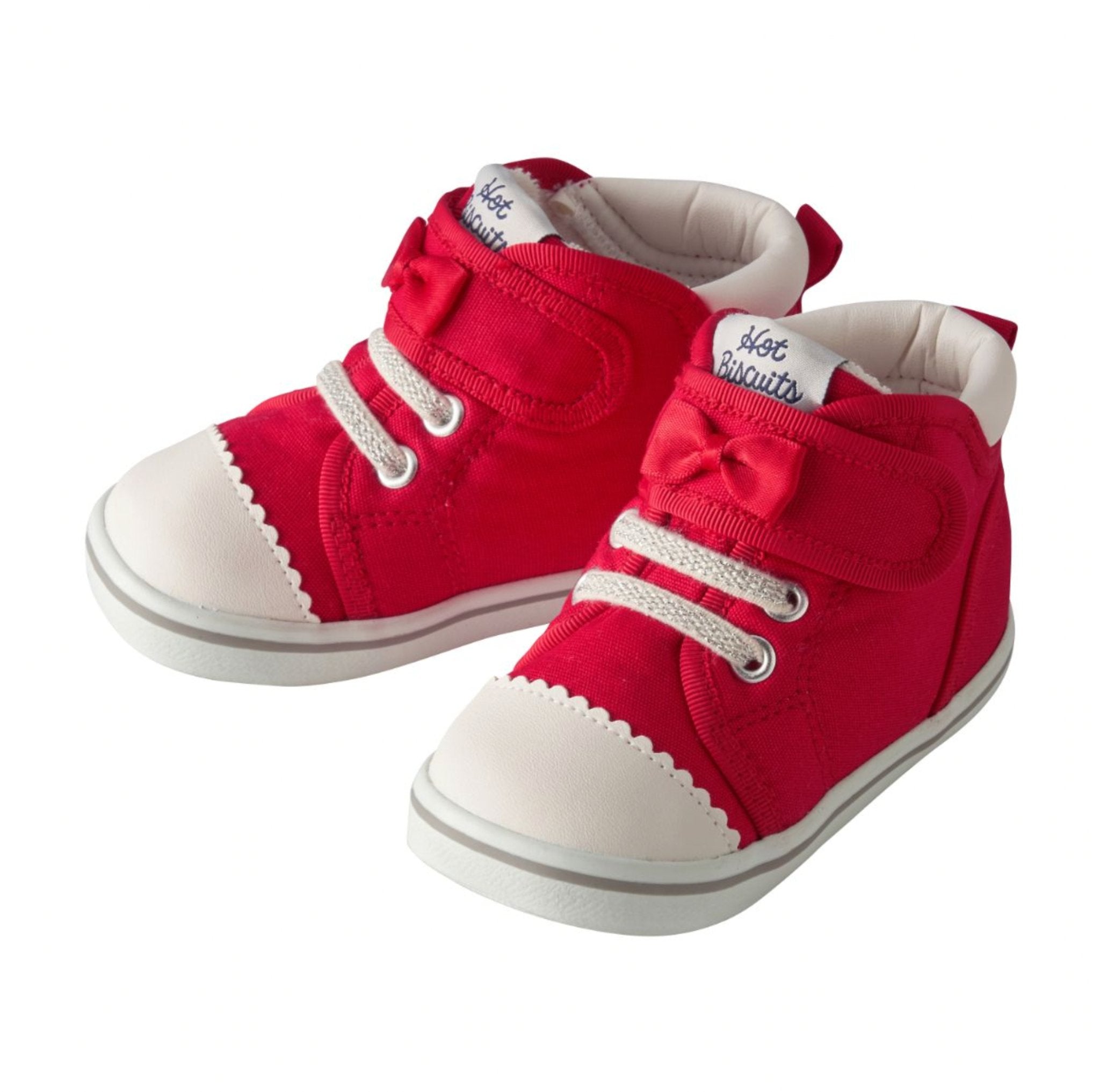 Mikihouse red bow second shoes(HB) Mikihouse