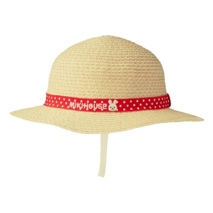 Mikihouse Red summer hat with red bunny - Red Mikihouse