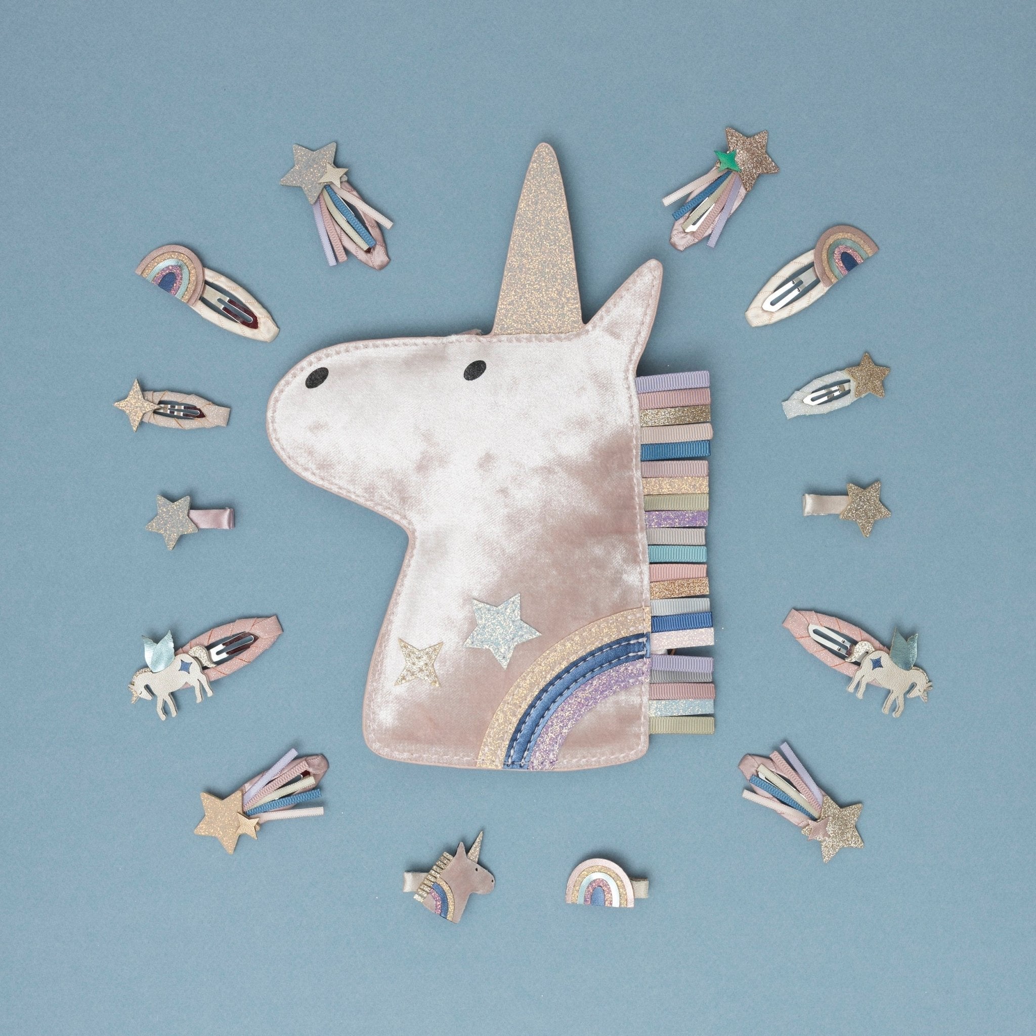 Mimi & Lula Celeste unicorn mini clips Mimi & Lula