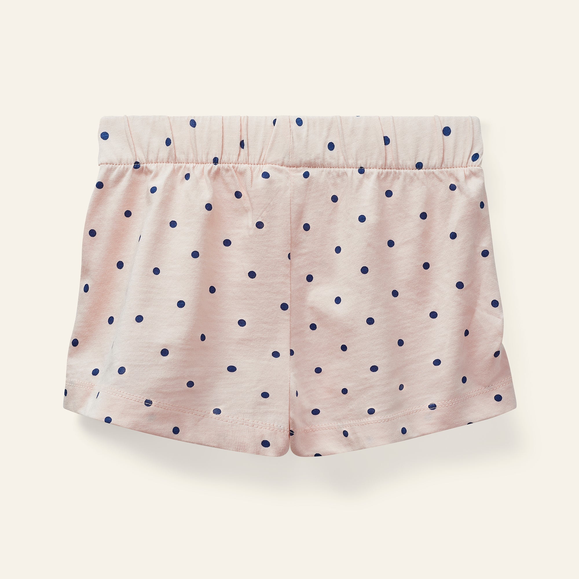 Wynken Mini Polka Short - Pale Pink Polka Wynken