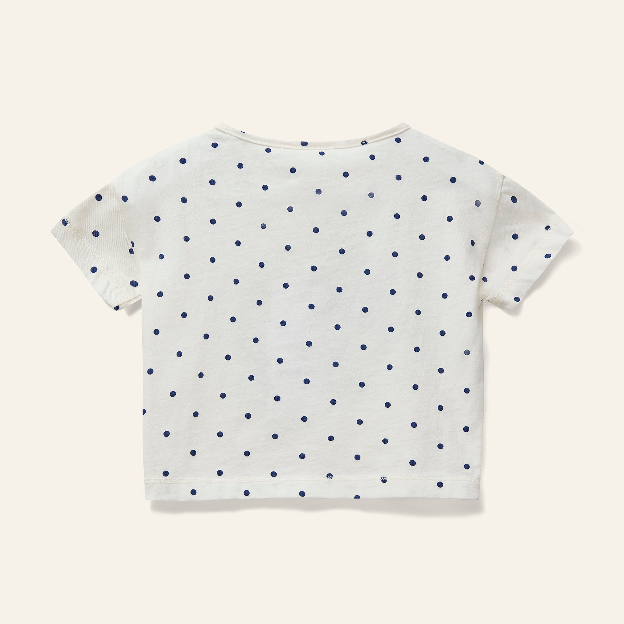 Wynken Mini Wynken Tee - Ecru / Fresh Green Wynken