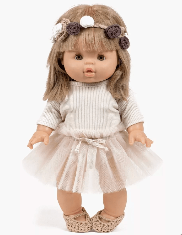 Minikane Alicia Short Tutu Skirt – Beige Minikane