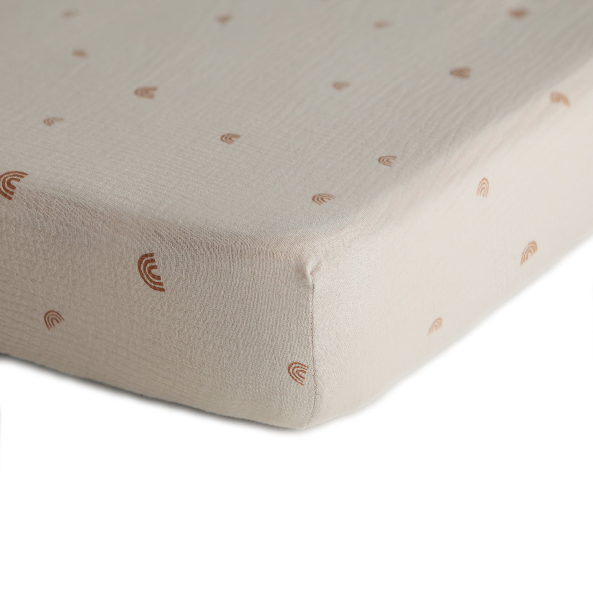 Mushie Extra Soft Muslin Crib Sheet mushie