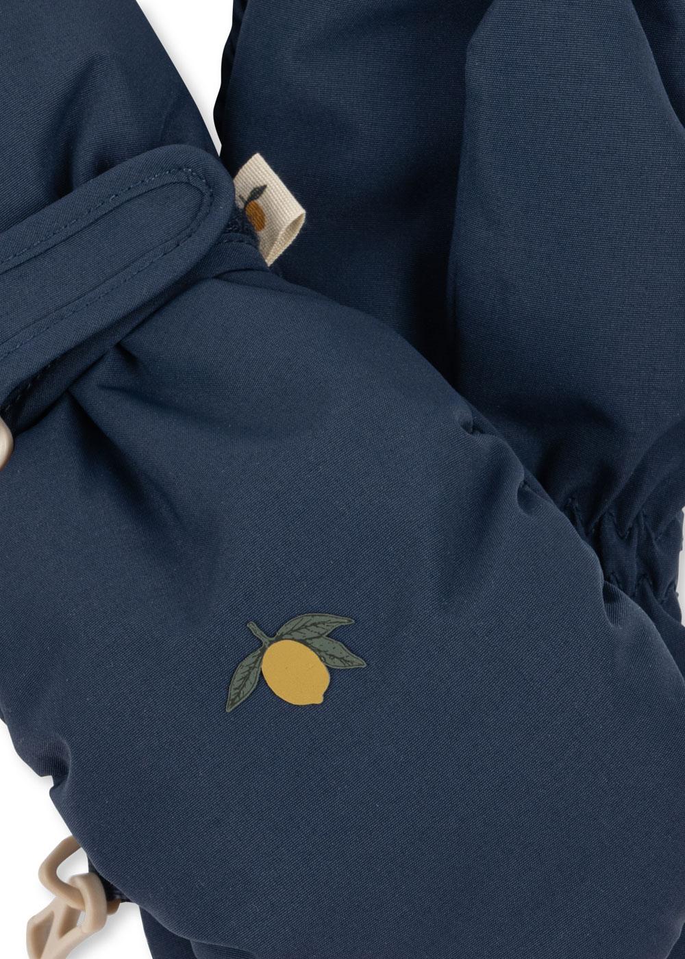 Nohr Snow Mittens Solid in Mood Indigo Konges sløjd