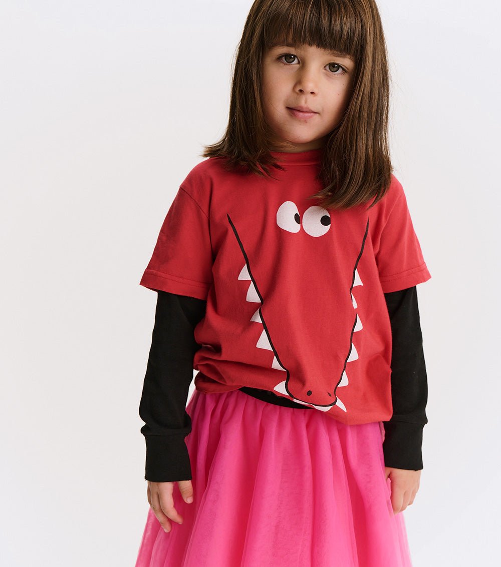 NUNUNU kooky croco shirt NUNUNU