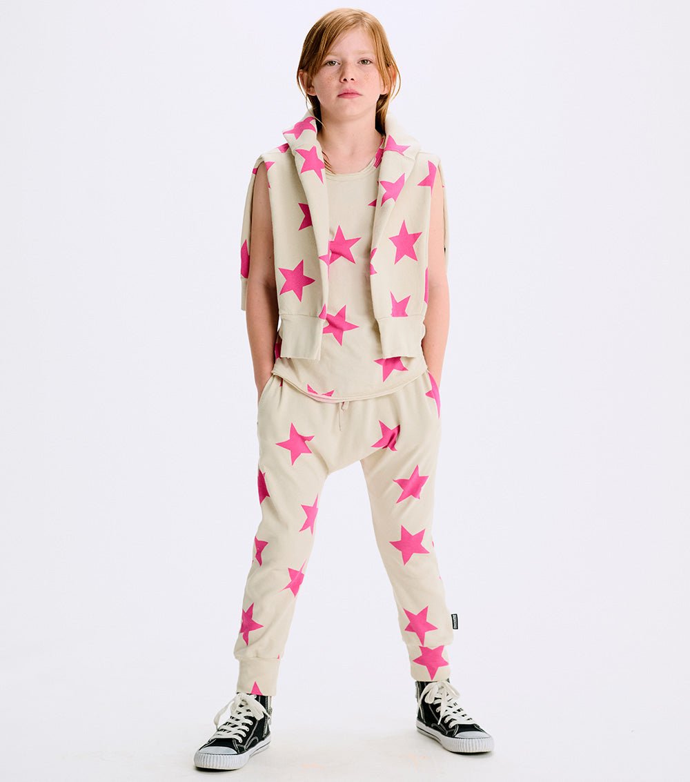 Nununu light star baggy pants - Pink NUNUNU