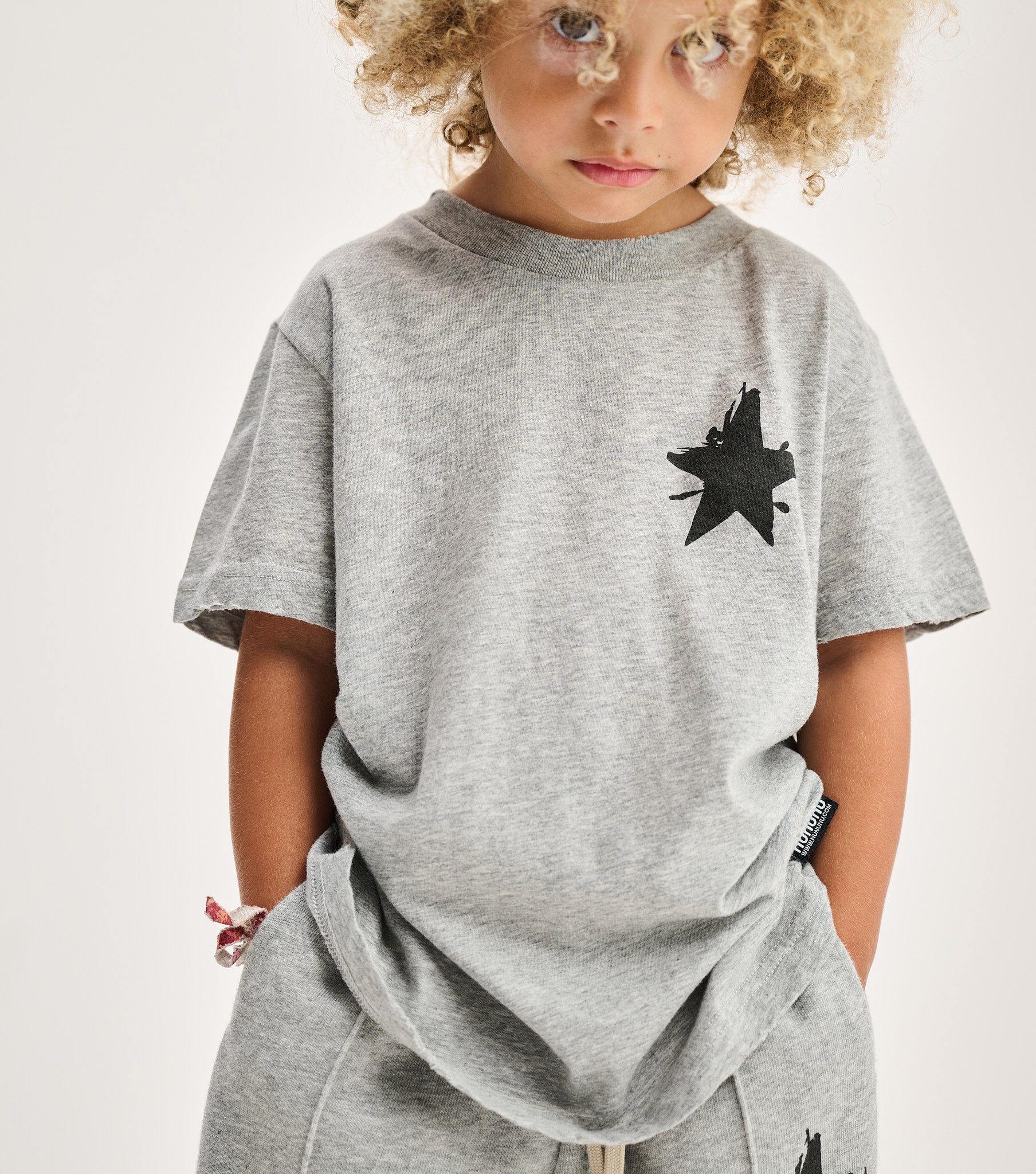 Nununu side splat t-shirt NUNUNU