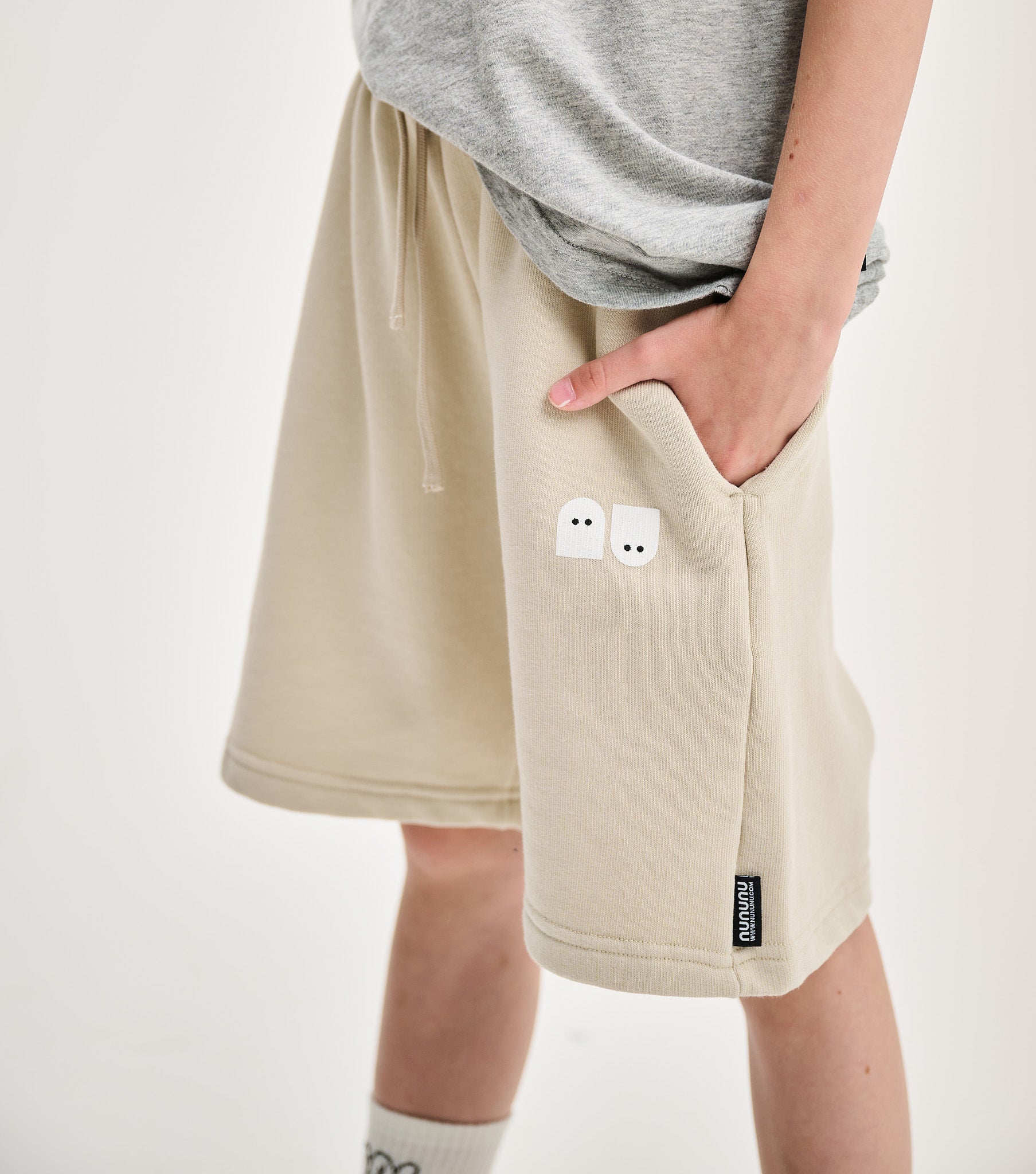Nununu spookies sweatshorts - Natural NUNUNU