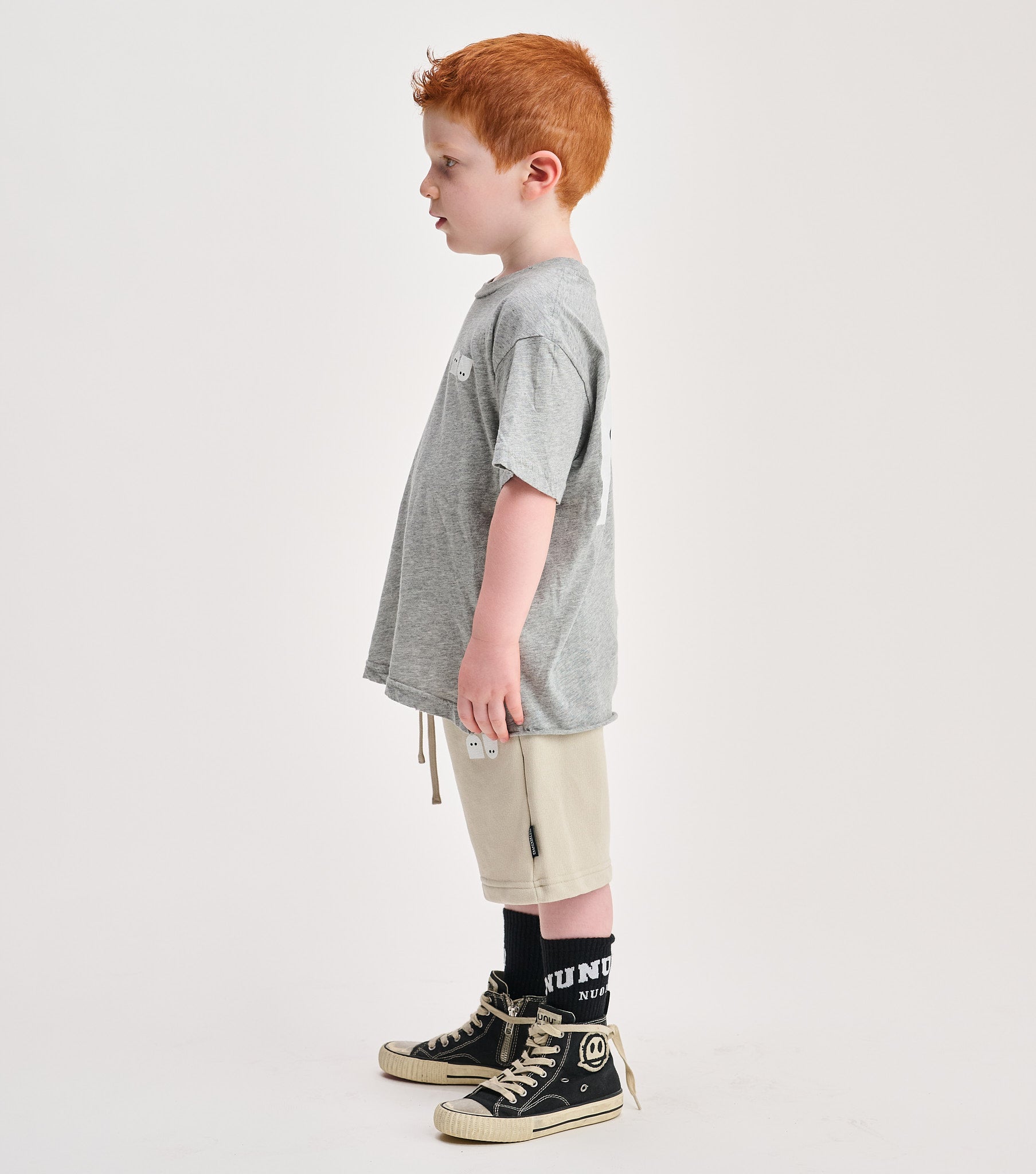 Nununu spookies t-shirt - Grey NUNUNU