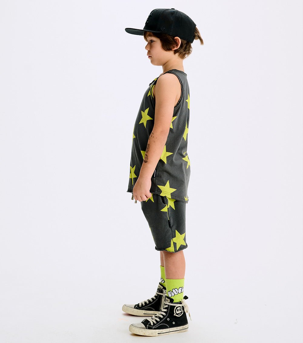 Nununu star tanktop - Graphic Lime NUNUNU