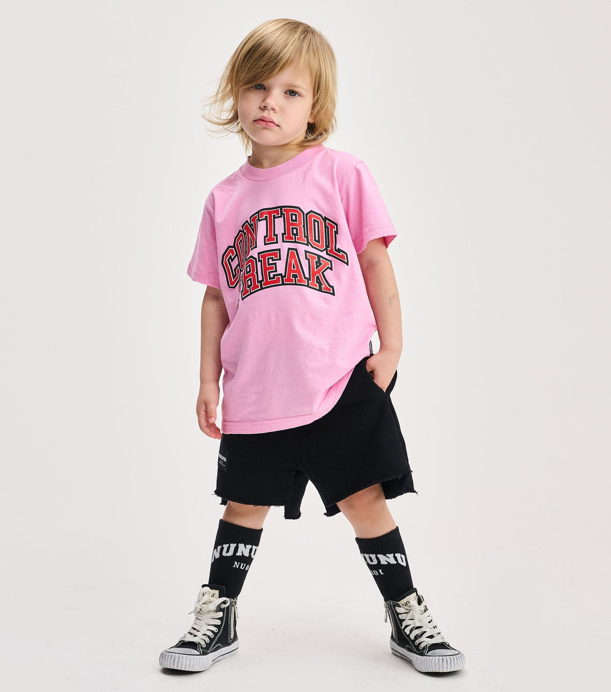 Nununu unbalanced shorts - Black NUNUNU