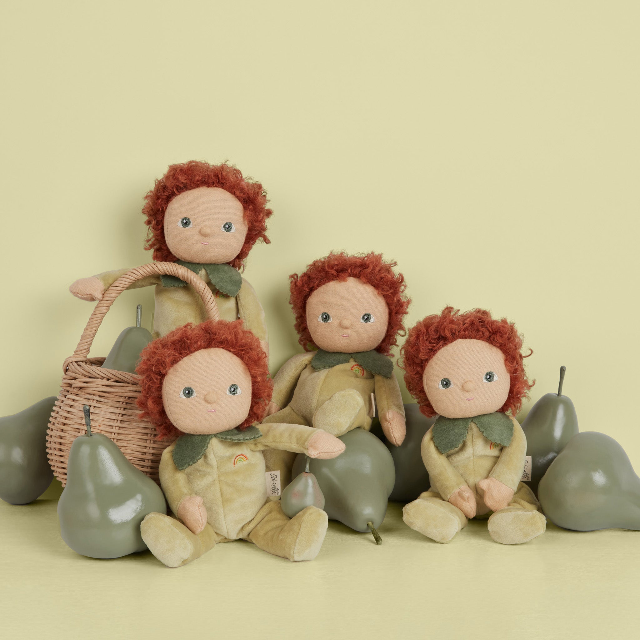 Olli Ella Dinky Dinkums Fruity Cuties - Patty Pear Olli Ella