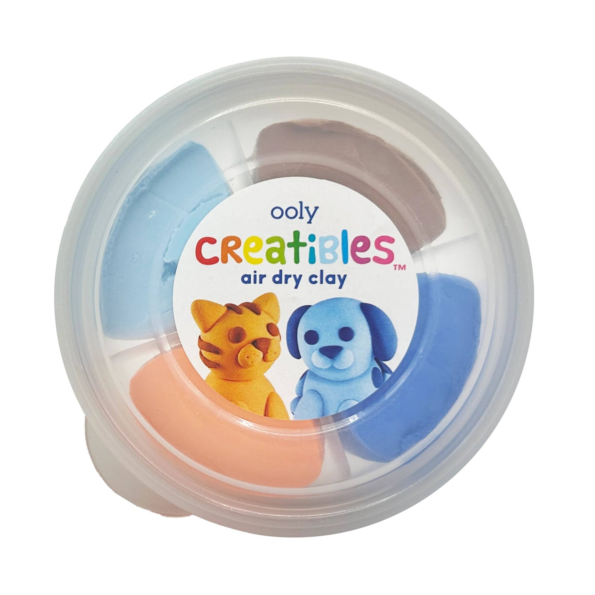 OOLY - Creatibles D.I.Y. Air - Dry Clay Kit: Pet BFFs (Set of 4) OOLY