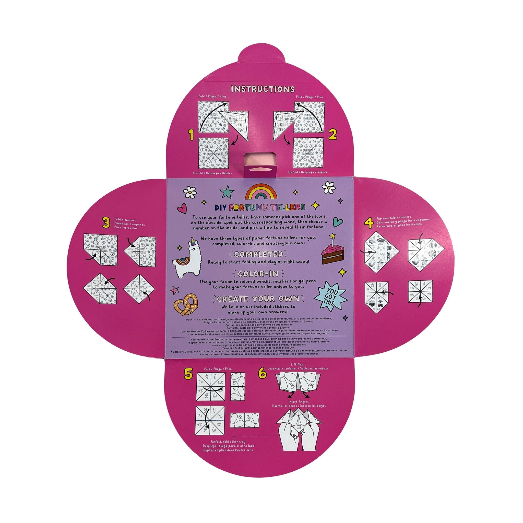 OOLY - D.I.Y. Fortune Tellers Activity Kit - Set of 24 Designs OOLY