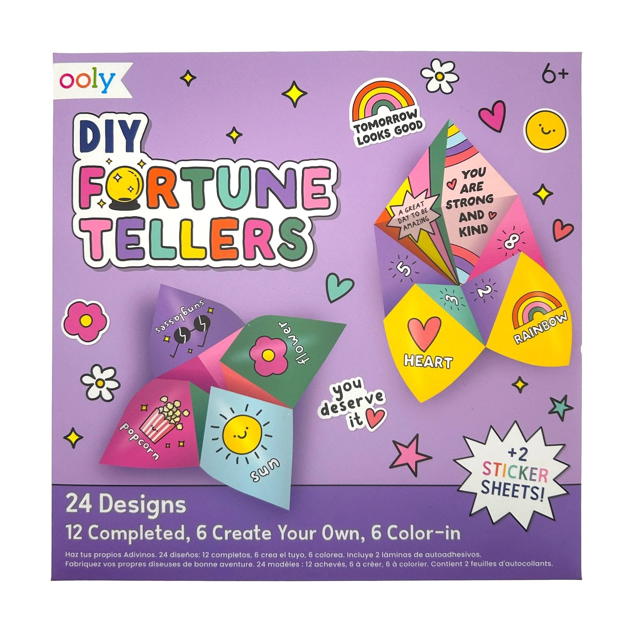 OOLY - D.I.Y. Fortune Tellers Activity Kit - Set of 24 Designs OOLY