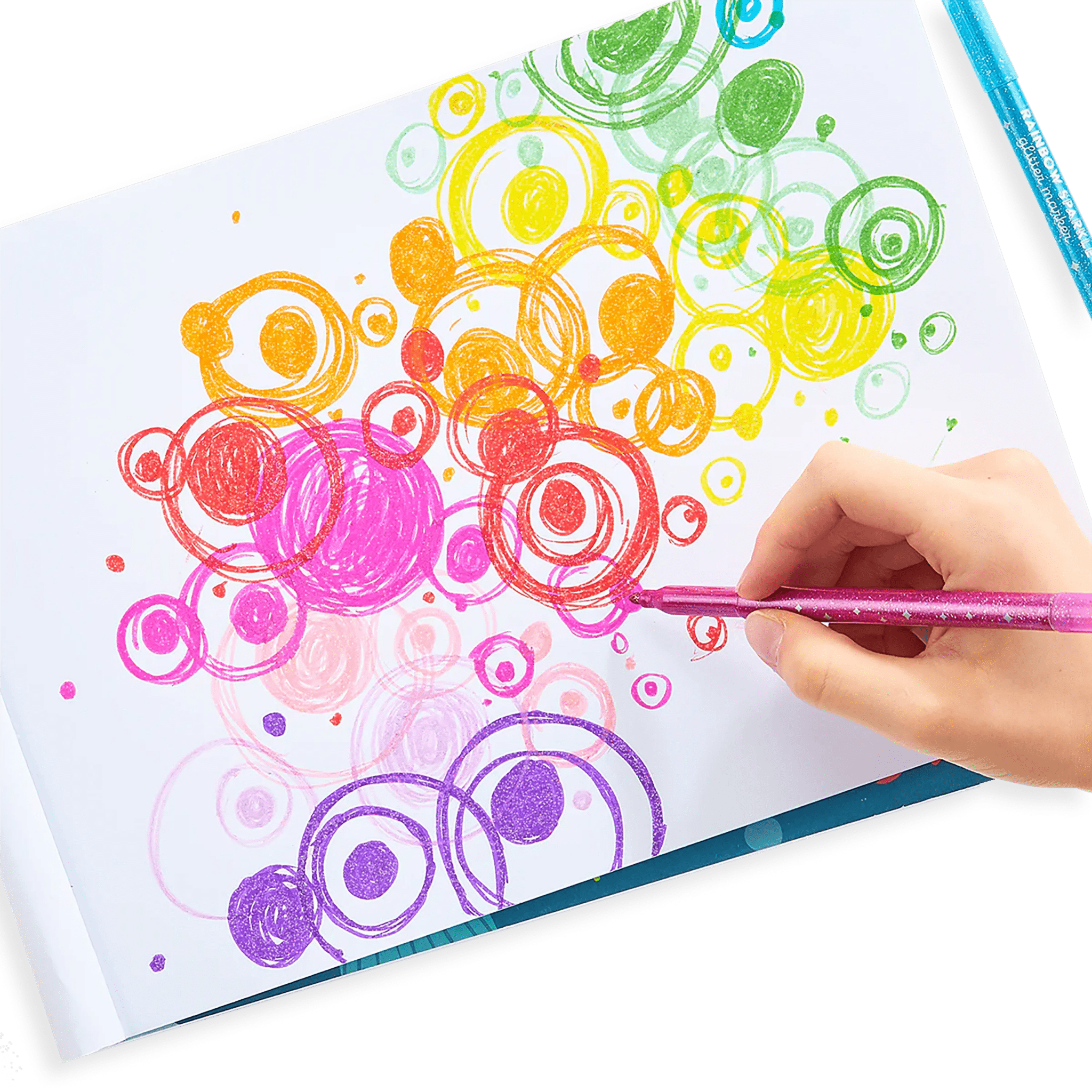 OOLY Rainbow Sparkle Glitter Markers - Set of 15 OOLY