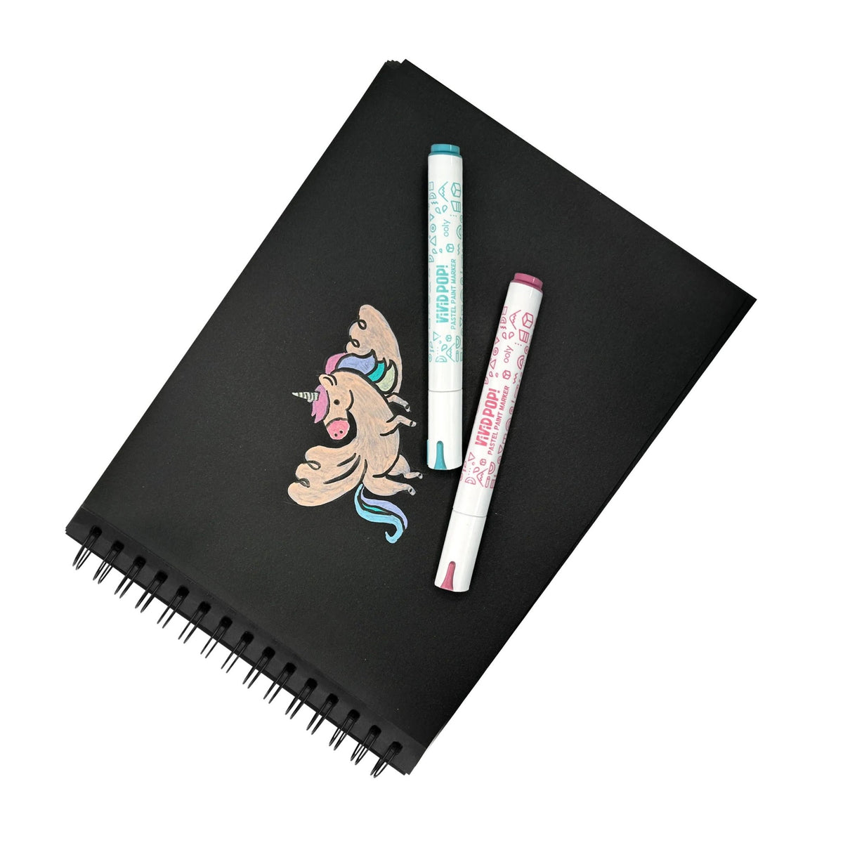 OOLY - Vivid Pop! Water - Based Paint Markers: Pastel (Set of 8) OOLY