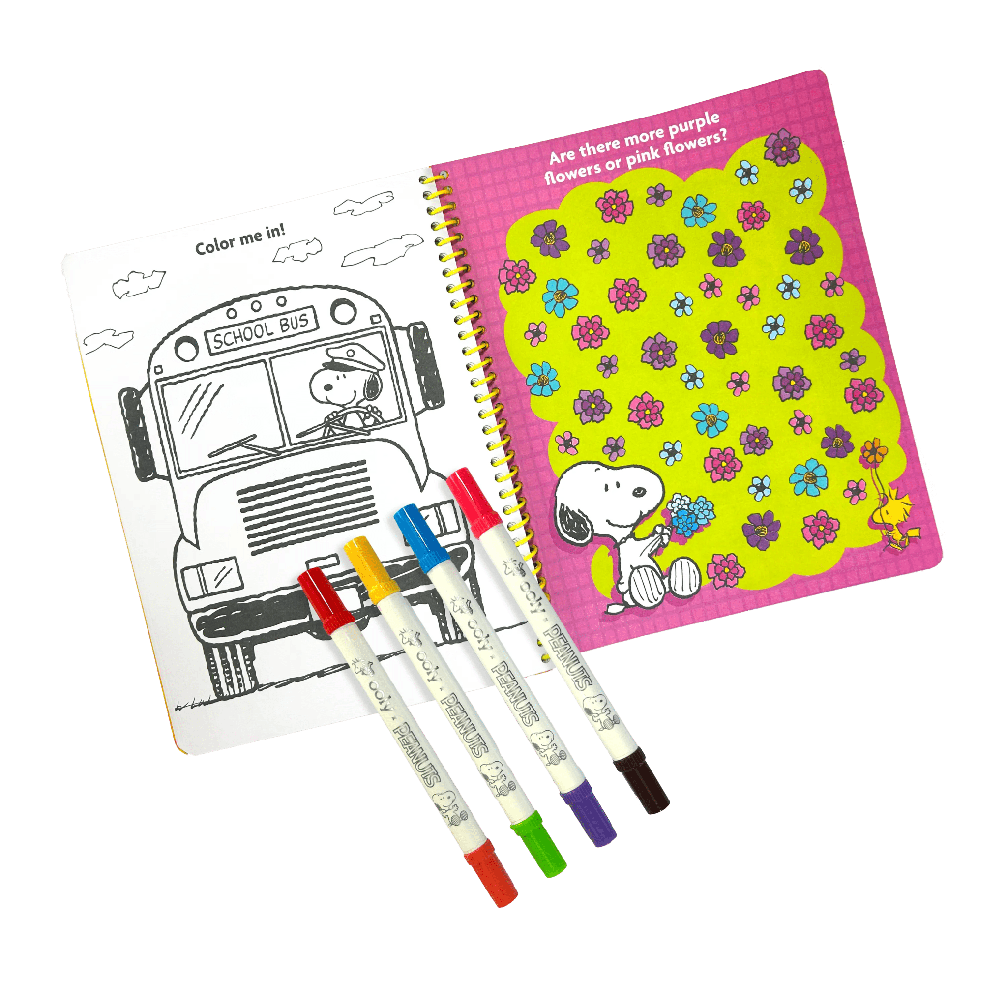 OOLY x Peanuts Activity Travel Kit & Double - Ended Markers OOLY