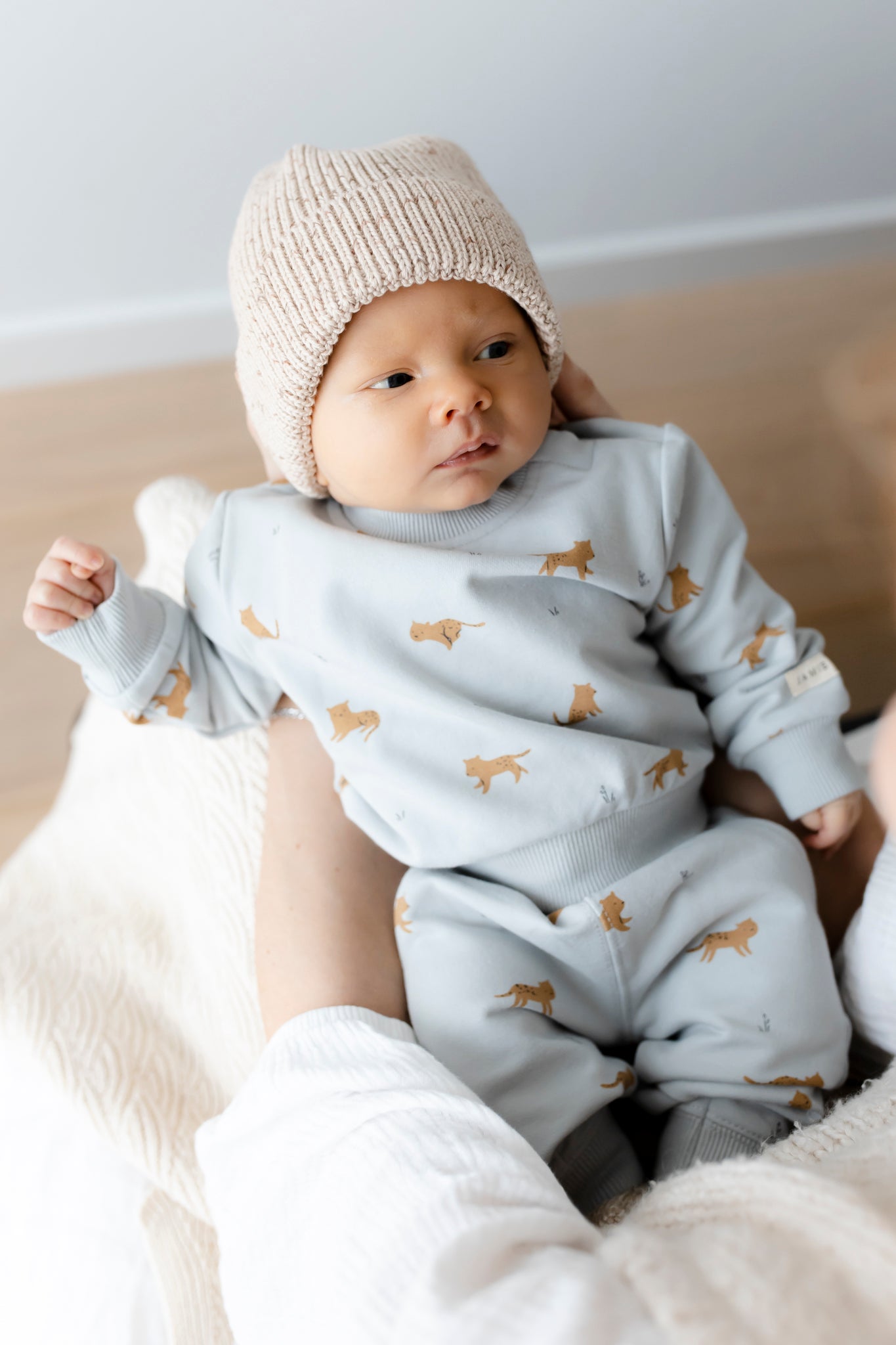 Organic Cotton Jalen Oversized Sweatshirt - Lenny Leopard Ocean Spray Jamie Kay