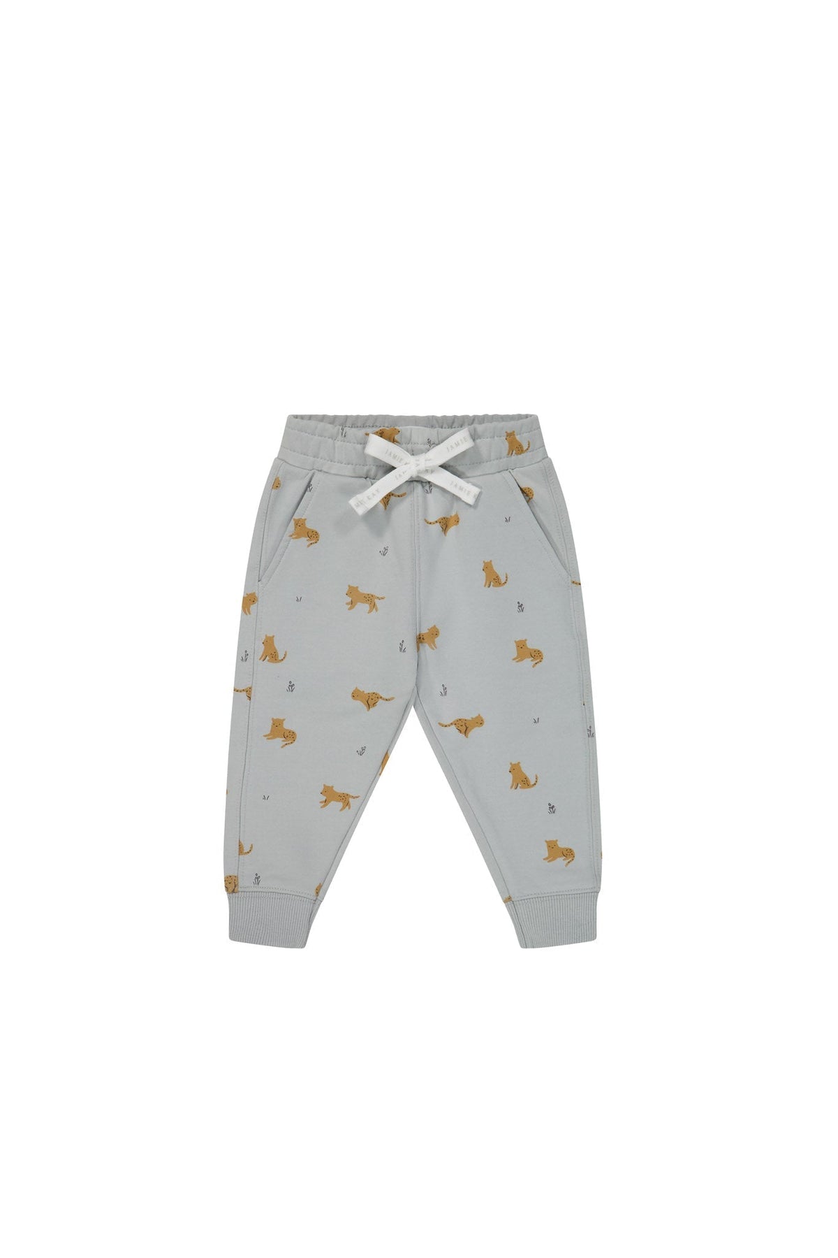 Jamie Kay Organic Cotton Jalen Track Pant - Lenny Leopard Ocean Spray Jamie Kay