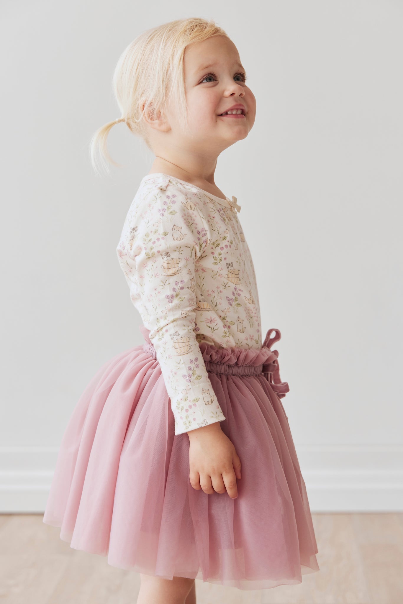 Organic Cotton Long Sleeve Top - Moons Garden Jamie Kay